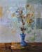 Flowers In Blue Room